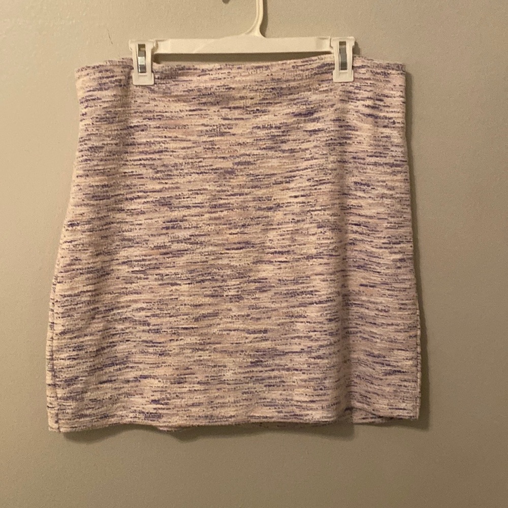 Loft Multicolor Woven Pencil Skirt [Size: 12]